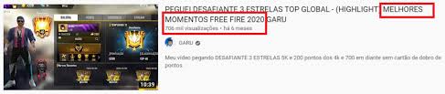 Total gaming aka ajju bhai is a renowned name in the free fire community at present, and many indian players can't stop questioning about him, his life inside and outside free fire matches as well as his youtube videos. Melhores Tags De Free Fire Para O Youtube Gabriel Reis