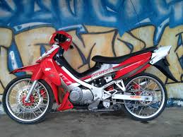 Modifikasi satria 2 tak jadi trail. Modifikasi Motor Suzuki Satria Hiu Wacana Modif Motor
