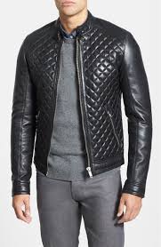 Men Quilted Leather Jacket Men Quilted Motorcycle Jacket Mens Leather Jackets Outerwear Leather Jacket Men Lamb Leather Jacket Jackets Men Fashion