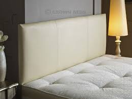 Add instant character to your king size divan bed with a king size headboard! Home Deco Centre Faux Leather Victoria Headboard 4ft Small Double Cream
