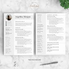 Resume Cv The Angel Resume Resume Cv Cv Template