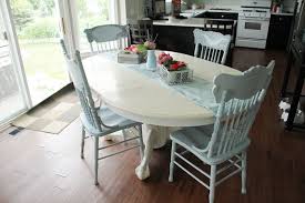 Cameras And Chaos The Kitchen Table And Chairs Shabby Chic Dinning Table Kitchen Chairs Painted Kitchen Tables