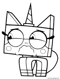 The following is a list of unikitty's different designs seen in unikitty! Sad Unikitty Coloring Pages Printable Coloring Home