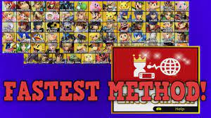 Ultimate (ssbu) for the nintendo switch. How To Get Every Character To Elite Smash Smash Bros Ultimate Youtube