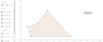 Test en línea sobre los conceptos anteriores. Pentagono Irregular Aleatorio Geogebra