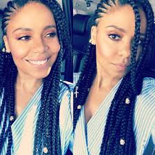 By adding hair into the braid as you go, a french braid stays attached to the head, and is fairly simple to execute with a little practice. 28 Dope Box Braids Hairstyles To Try Allure