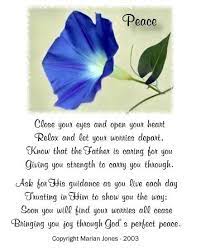 Pin By Karen Ward On Quotes Peace Poems Perfect Peace Peace