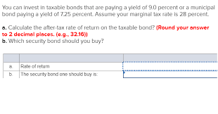 Solved You Can Invest In Taxable Bonds That Are Paying A