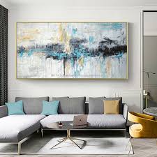 Abstract Art Painting Modern Wall Art Canvas Pictures Large Wall Paintings Handmade Oil Painting For Living Room Wall Decor Art Art Painting Oil Paintinghandmad In 2020 Wall Art Living Room Large Wall Art