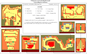 Pokemon Emerald Version Team Magma Hideout Map Map For Game Boy Advance By Starfighters76 Gamefaqs