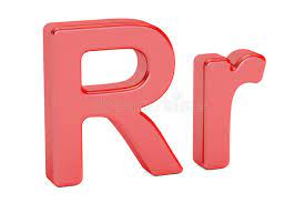 A, b, c, d, e, f, g, h, i, j, k, l, m, n, o, p, q, r, s,. Small And Large Red Letter R Alphabet 3d Rendering Stock Illustration Illustration Of Education Studying 78762401