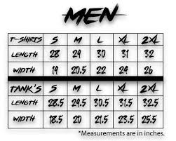 Sizing Chart Reign To Infinity