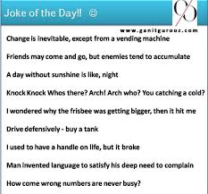 The husband says, no, it isn't! 11 Joke Of The Day Ideas Joke Of The Day Day Life Changes