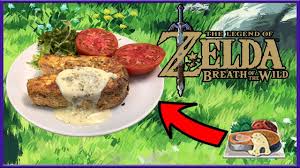When hearty salmon, tabantha wheat, and goat butter are cooked together, it will create hearty salmon meunière.a fourth ingredient needs to be added to the meal to offset the hearty effect and create regular salmon meunière. Cuccos Kitchen How To Make Salmon Meuniere Legend Of Zelda Breath Of The Wild Youtube