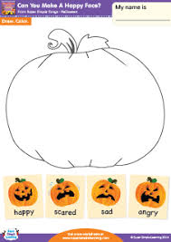 Can You Make A Happy Face Make A Pumpkin Face Halloween Worksheet From Super Simple Learnin Halloween Worksheets Halloween Resources Halloween Kindergarten
