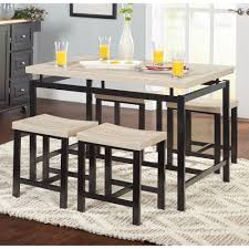 2 tone dining set bench kitchen dining