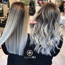 eternal grey highlights shades silver white youth white balayage for dishwater blonde hair haarfarben balayage frisur ombre haare farben