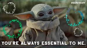 Pin By Samantha Vanwyk On Geek Pics For The Geek In Us All In 2020 Yoda Meme Yoda Funny Baby Cartoon Characters