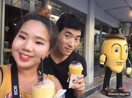 방콕 자유여행 맛집 :: 망고 카페 망고탱고 (Mango Tango) 에서 시원한 망고스무디 :) : 네이버 블로그