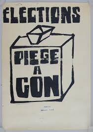 Affiche Mai 68 Elections Piege A Con Affiche Mai 68 Fond D Ecran Colore Art