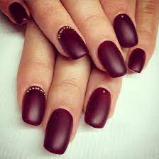 Weitere ideen zu nagellack, opi nagellack, nägel. Mat Bordeaux How To Do Nails Gel Nails Nail Designs