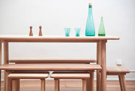 His table is designed along the lines of cardboard cutouts: Nidos Knock Down Furniture Collection By Bravo