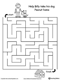Early Childhood Math Worksheets Mazes For Kids Maze Worksheet Kindergarten Worksheets