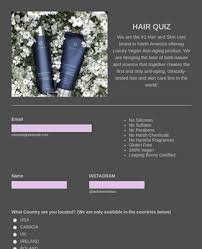A licensed cosmetologist will post replies to your questions … Hair Quiz Form Template Jotform