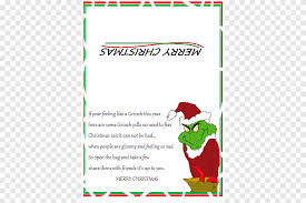 On a tree is where mum says you should be, but i think my tummy is the best place for thee. Grinch Candy Cane Santa Claus Christmas Day Poetry Santa Claus Holidays Text Png Pngegg