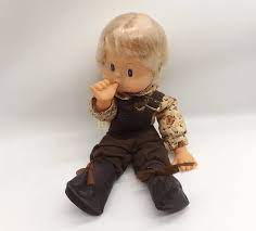 11 Playmate Platinum Blonde Sucking Thumb Boy Stuffed Pellets Doll | eBay
