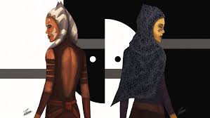 Vale Dicere Ahsoka Tano And Barriss Offee Star Wars Drawings Star Wars Ahsoka Star Wars Clone Wars