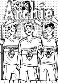 Cool Archie Comics Hockey Coloring Page Archie Comics Comics Coloring Pages We are here with hq amazing printable riverdale poster to hang in your rooms and dorms. cool archie comics hockey coloring page