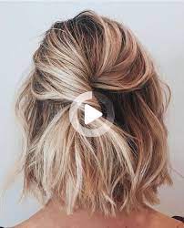 Gemakkelijke Half Helft Omlaag Beauty Style Thick Hair Styles Short Wedding Hair Medium Hair Styles