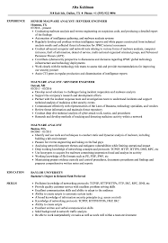malware analyst resume samples velvet