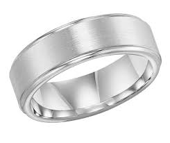 From Frederick Goldman Men S Cobalt Wedding Ring With A Brushed Finish Center Strip And High Polish Edges Comfort Fit Band Wedding Band Engraving Comfort Fit