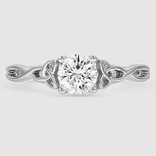 18k White Gold Entwined Celtic Love Knot Ring In 2020 Love Knot Ring Celtic Love Knot Knot Ring
