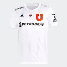 (logotipo del equipo, marca, nombre del patrocinador, etc.) * cada uno de los paquetes se enviará con el número de seguimiento de logística al cliente lo más antes posible. Camiseta Visitante Club Universidad De Chile Blanco Adidas Adidas Chile