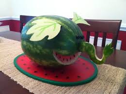 How To Carve A Watermelonophant What About Watermelon Birthday Party Crafts Watermelon Carving Kids Birthday Party