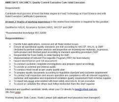 Based on evaluation guide for gmp regulatory compliance programme. Halal Vacancy Kuala Lumpur 2021