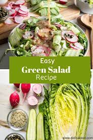 Easy Green Salad Recipe With Capers Recipe Easy Green Salad Recipes Salad Recipes Green Salad Recipes