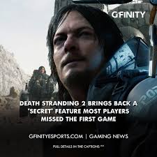 🌟 Death Stranding 2 brings back a hidden feature from the first game that  will change the way you play! 🔍 Read the full details 👇👇  https://www.gfinityesports.com/article/death-stranding-2-brings-back-a-secret-feature-most-players-missed-the-first-game