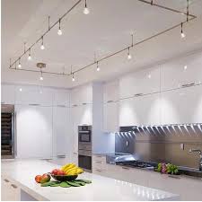 In order to put in a drop ceiling, you need to first install a grid system of runners. 20 Kitchen Track Lighting Ideas To Get Your Cooking On Track