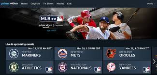 Select game and watch free baseball live streaming! Mlb Tv Launches On Amazon Prime Channels Digital Tv Europe