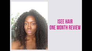 Human 24 inches hair weave comes in curly weave (wet and wavy weave. One Month Review Isee Hair Kinky Curly 24 Inch Youtube