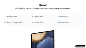Huawei Honor Tablet V7 Pro 11 Premium ...