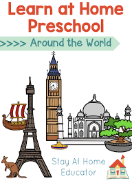 The four natural elements of life earth, air, fire, water by: Free Preschool Lesson Plans For Around The World Theme Stay At Home Educator