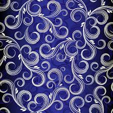 Maybe you would like to learn more about one of these? Beautiful Silver Ornaments Of Flowers And Tendrils On A Blue Background Seamless Texture Vector Illustration C Olgayakovenko 482022 Stockfresh