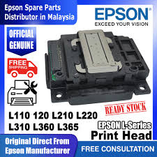 طابعة ابسون epson l220 طابعة متعددة الوظائف للطباعة ولنسخ والمسخ الضوئي. New Original Epson Print Head L110 L120 L210 L220 L310 L360 L365 L455 Printer Printhead Genuine Epson Part Shopee Malaysia