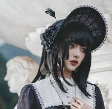 送料無料 ロリータファッション cel crusade 修道女風ハーフボンネット ゴスロリ クラシカル ステンドグラス ゴシック loli0138 luxury ゴスロリショップ 漆黒 ロリータスタイル ゴスロリファッション 日本のストリートファッション