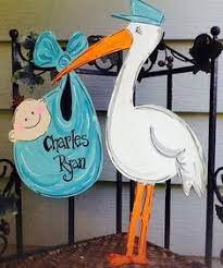 35 Stork Theme Baby Shower Ideas Baby Shower Stork Baby Showers Baby Shower Themes